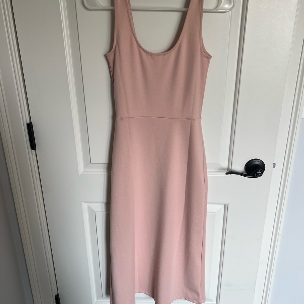 Leith Blush Pink Midi Dress